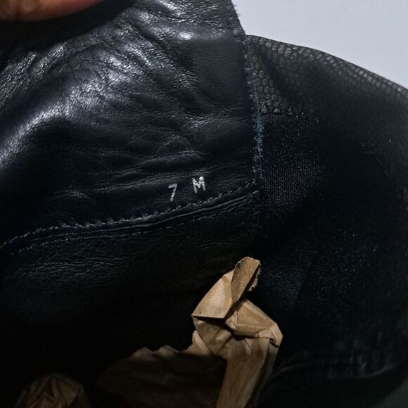 Sesto Meucci Leather Riding Slouchy Knee High Phyton Print Gothic Boots Size 7 - Picture 10 of 15